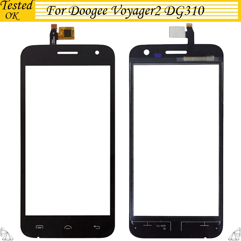 Для Doogee Voyager2 DG310 сенсорный экран дигитайзер стеклянная панель датчик для Voyager 2