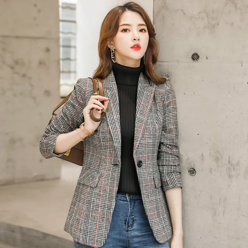 Женский элегантный блейзер для офиса и работы модный Блейзер женская верхняя