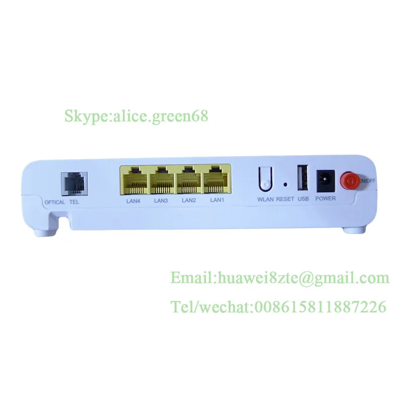Оригинальный Z TE английский интерфейс ZXHN 1GE + 3FE Lan порты F623 GPON ONU с 1 голосовым