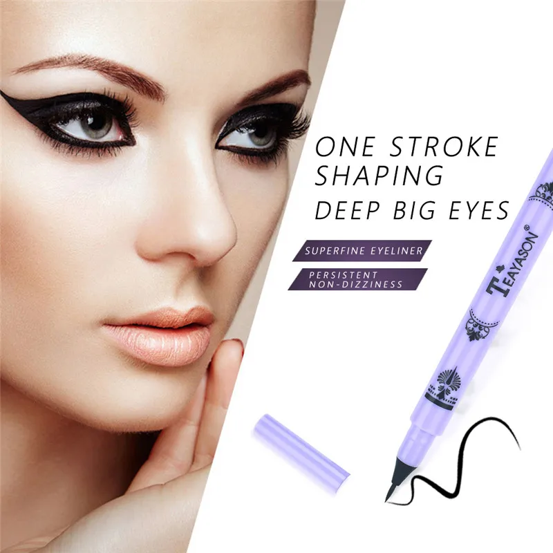 Брендовая профессиональная водостойкая жидкая подводка для глаз карандаш