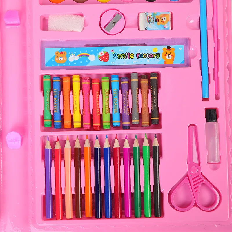 86 шт акварельные карандаши цветные для рисования художественный набор детский