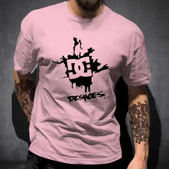 

Summer Oversize T-Shirt Men/Women Top Quality Fashion Casual Short sleeve Tee 2021 DC T Shirt Hip Hop classic Tops