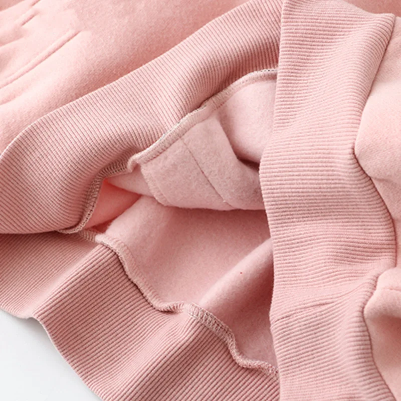 

Autumn Winter Women Thick Fleece Cotton Suit 2 Pieces Sets Hoodies Sweatshirt And Pants Suits Letters Embroidery Sport Yoga Set