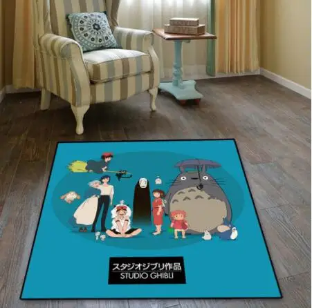 Коврик Totoro с изображением моющегося замка Мой сосед Кот коврик напольный