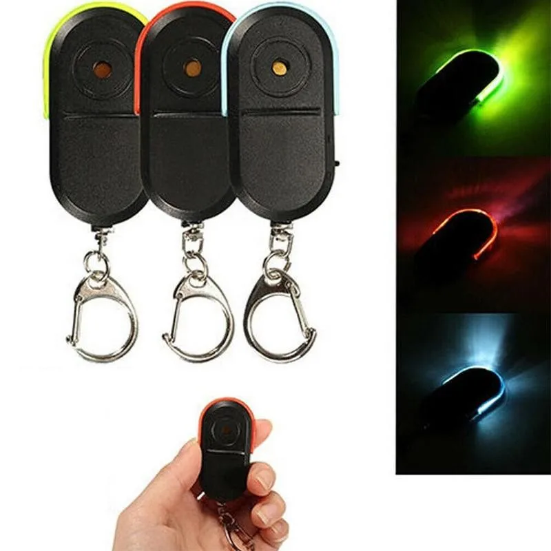 Портативный беспроводной свисток звуковой светодиодный светильник локатор