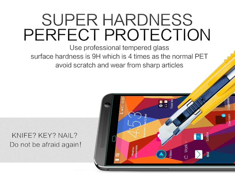 Оригинальное 0 19 мм ультратонкое закаленное стекло Защитная пленка для экрана HTC