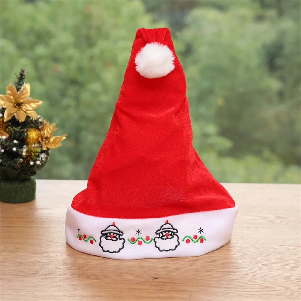 Лоскутный белый колокольчик Рождественский подарок Санта Клаус Красная