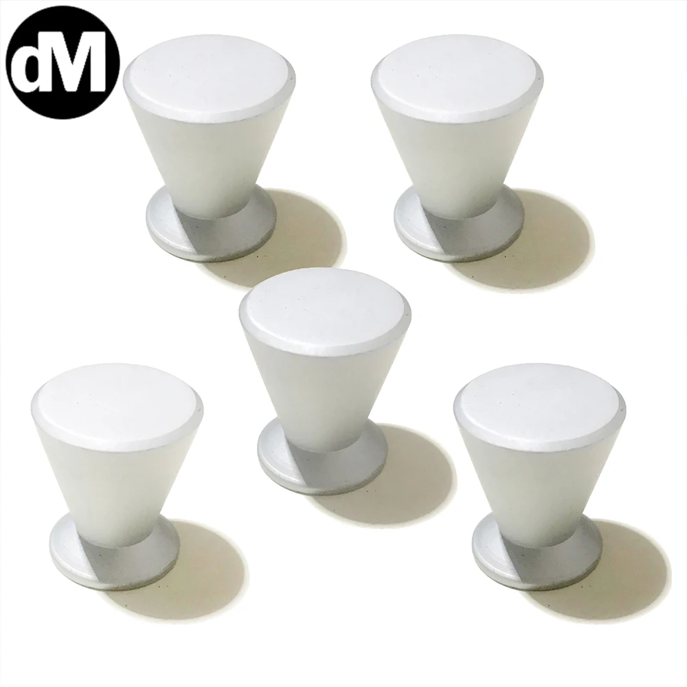 

DM 2pcs/Set Aluminum Alloy Interior Door Handle Oxidized Matte Silver Cabinet Knobs Drawer Cupboard Pulls Home Fitting Kits 2021