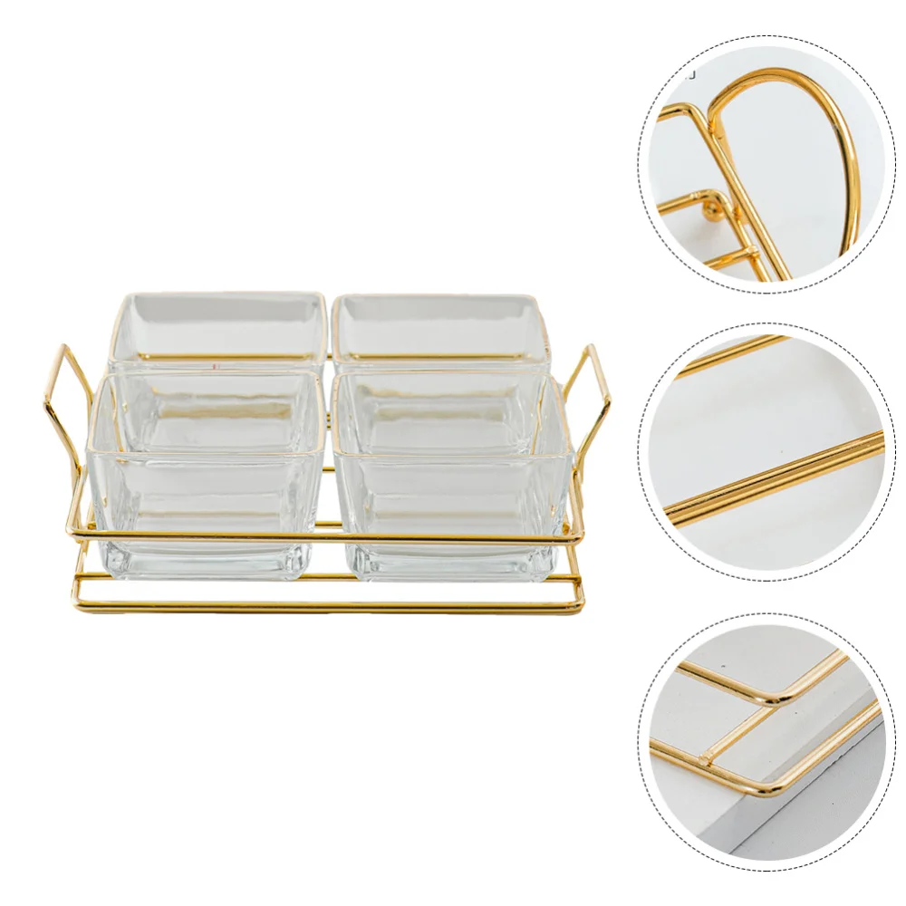 

1 Set Snack Serving Plate Dried Fruit Organizing Box Household Fruit Tray