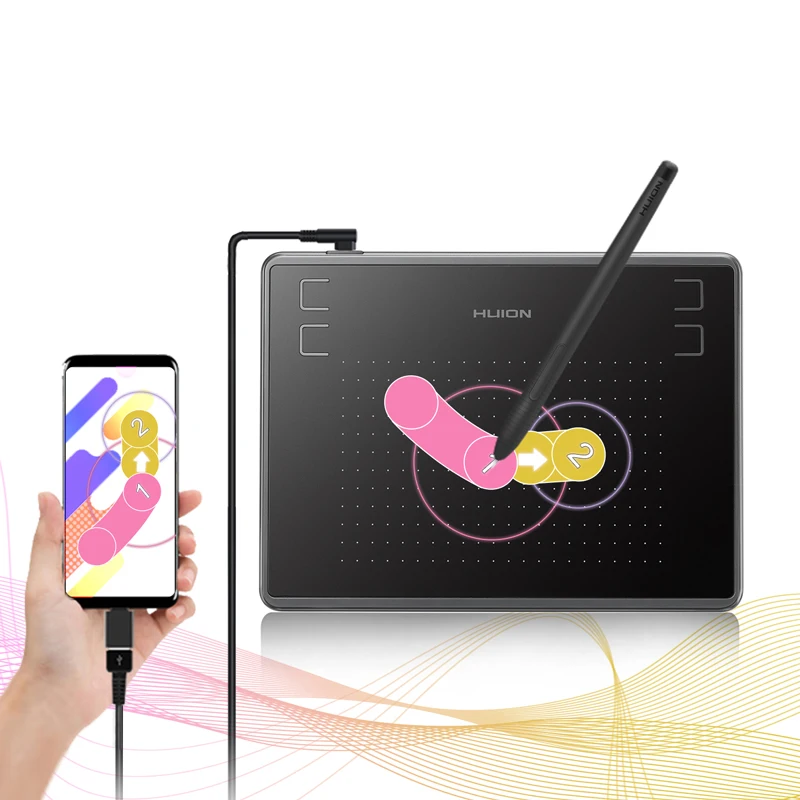 For For H430P Digital Tablets Micro USB Signature Graphics Drawing Pen Tablet OSU Game Battery-Free Tablet