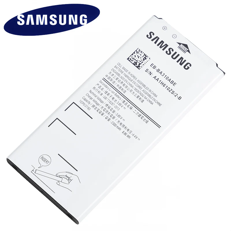 Оригинальная запасная аккумуляторная батарея для SAMSUNG GALAXY A3 2016 Edition A5310A A310
