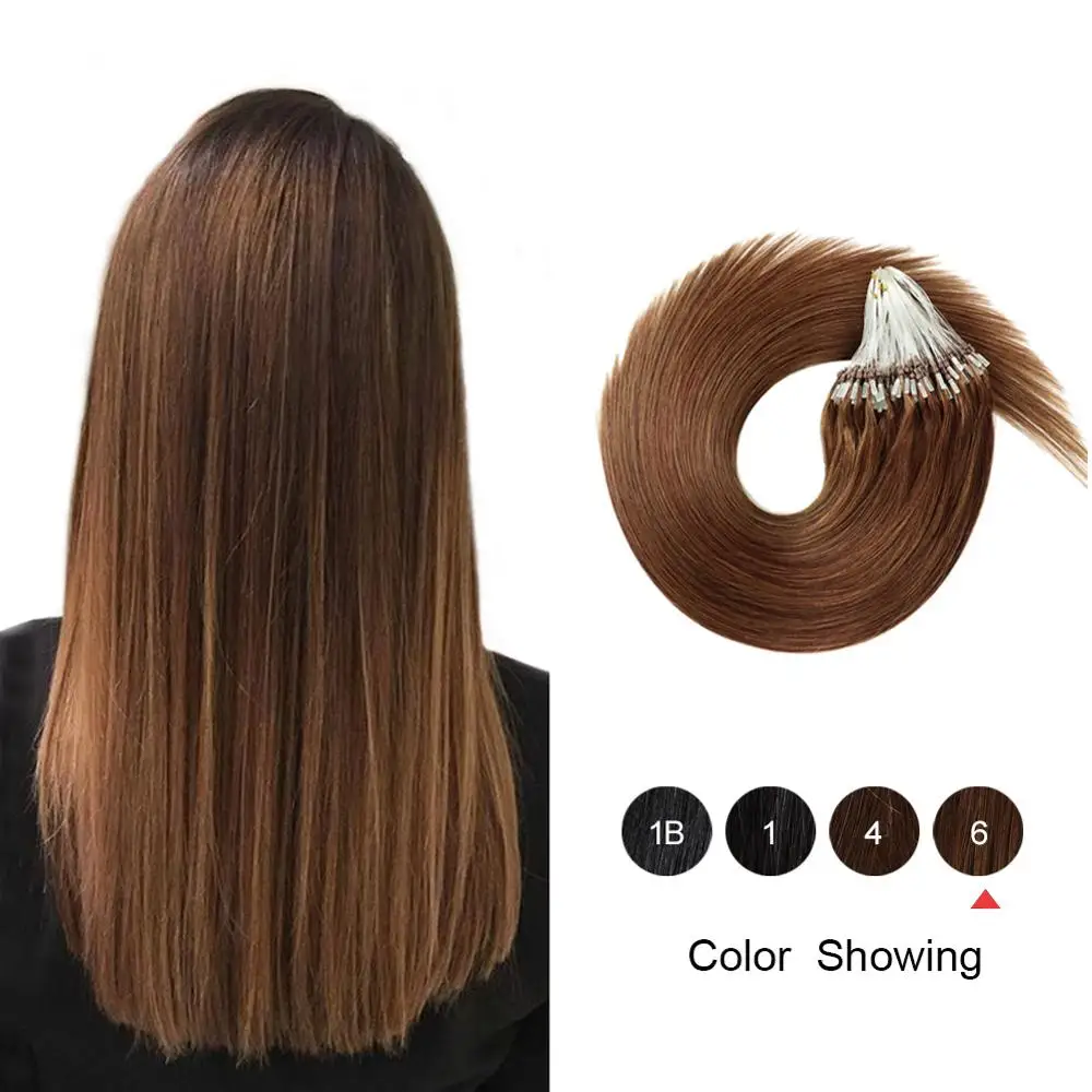 

Микрокольца для наращивания волос с прямыми звеньями, 16-100 г