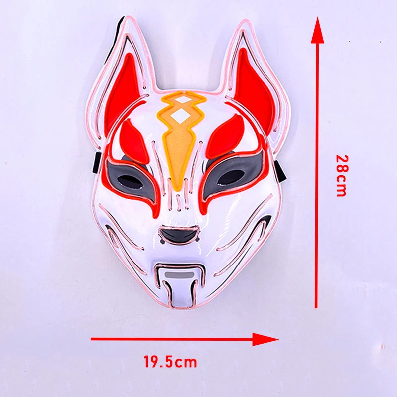 Хэллоуин косплевечерние светодиодсветильник ка маска красочная неоновая