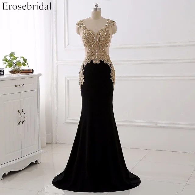 [Clearance Sale] Chiffon Long Evening Dress Formal Dresses Evening Gown Elegant Beaded Boidce with Zipper Back - Цвет: Style 1
