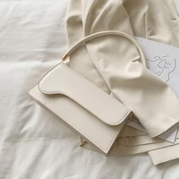 simple style small pu leather crossbody bags for women 2020 elegant baguette bag shoulder handbags female travel hand bag