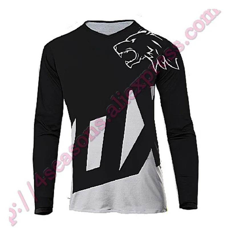 Горные Джерси Длинные рукава Мотокросс camiseta ropa mtb горный велосипед dh рубашка в байкерском стиле - Цвет: C