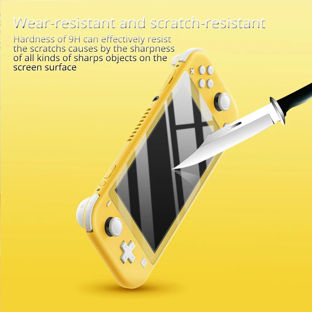 Закаленное стекло для Nintendo Switch Lite Mini NX Ultra Clear Full HD защитная пленка крышка игровой