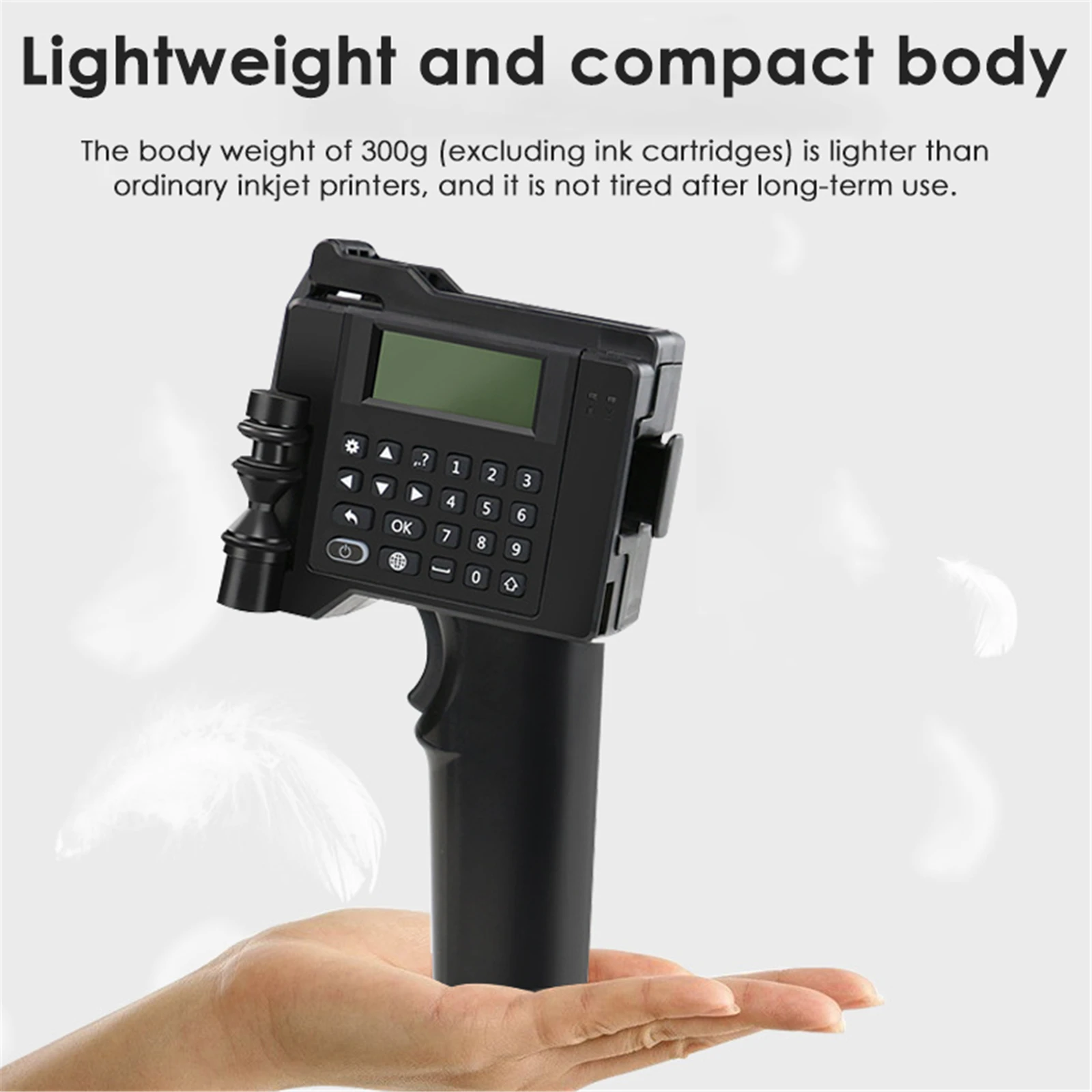 

Variable QR Bar Batch Code Date Number Logo Expiry Date Label Mobile Portable Hand Jet Handheld Thermal Inkjet Printer Portable