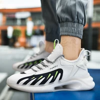 casual mens comfortable breathable fluorescent high quality lightweight running fitness shoes sports shoes
