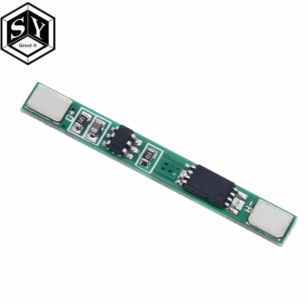 Защитная плата Great IT 1S 3 7 В А li ion BMS PCM для литий ионных аккумуляторов 18650 5 шт.|bms