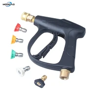 short wand high pressure washer gun for hot and cold water3000 psi max 5 pressure power washer nozzles 3 0 tips