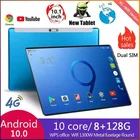Планшет Android, 10 дюймов, 10 ядер, 4g, 8 ГБ ОЗУ, 128 Гб ПЗУ, Android 10,0, игровой ПК с двумя камерами IPS 1280x800