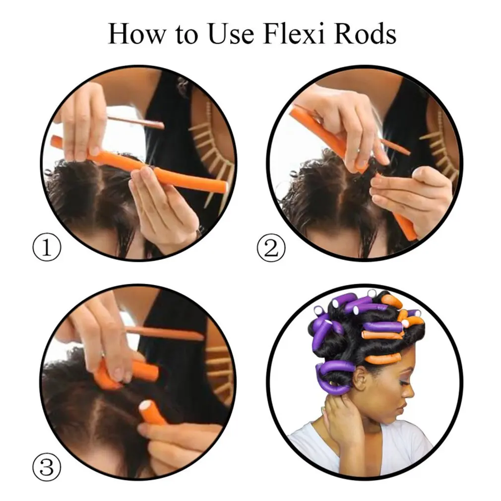 Набор пенных завивок Magic 7 "Fоam Curlers" из 42 гибких, термостойких, мягких и красочных роликов.