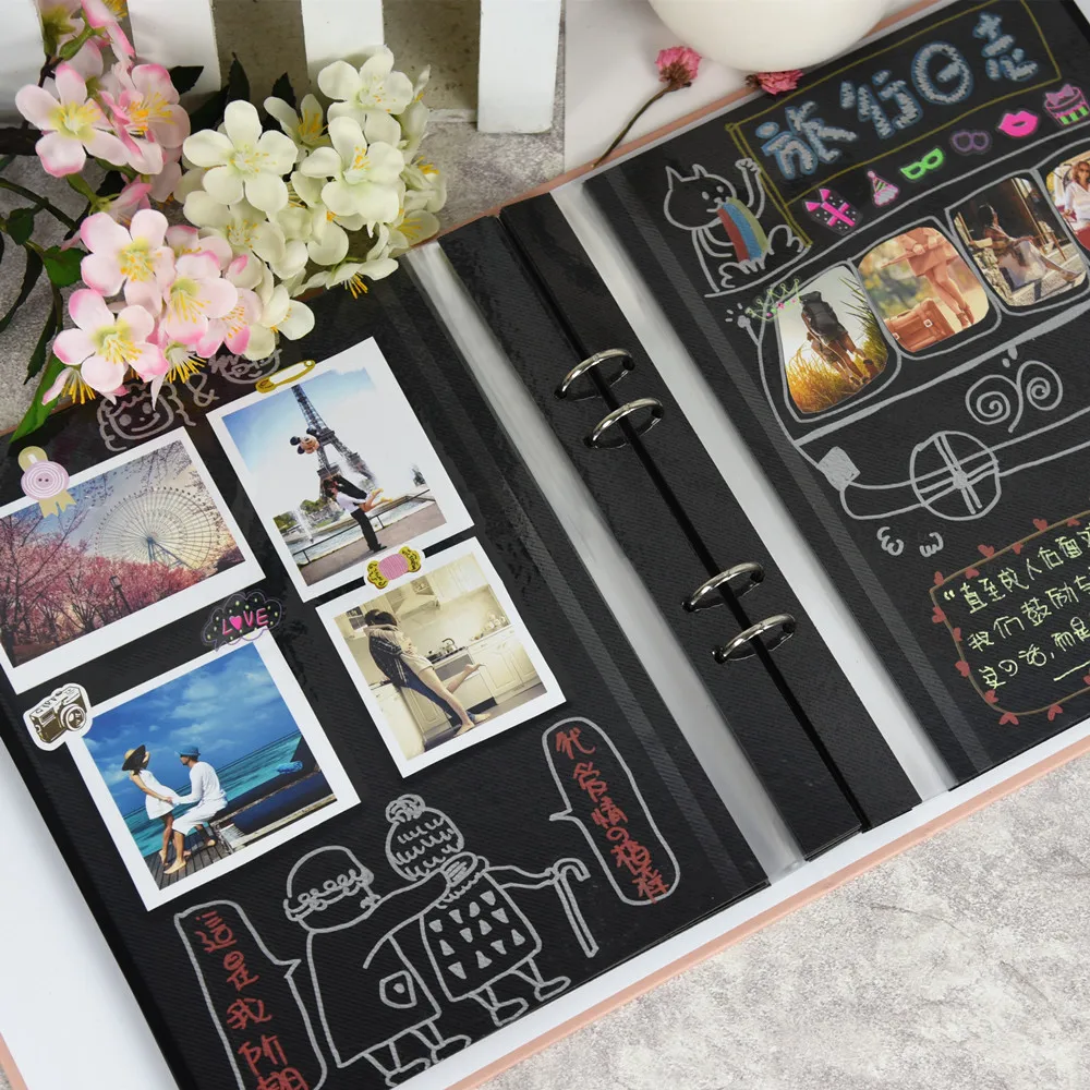 PA16 креативная самодельная наклейка с покрытием сделай сам галерея Полароид