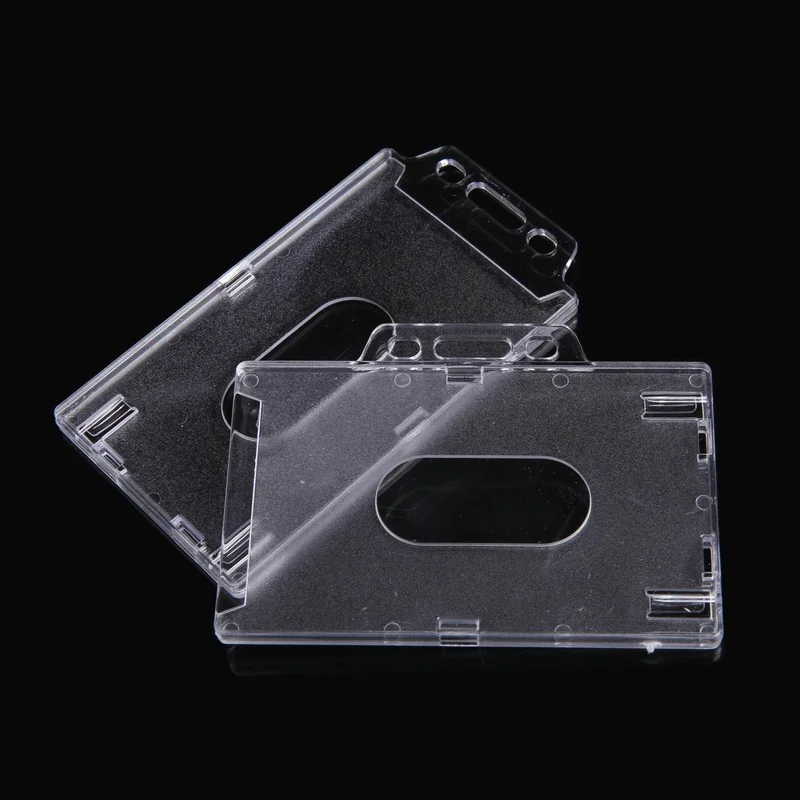 1 шт. прозрачный Пластик ID карты держатель значка студент персонал работает для