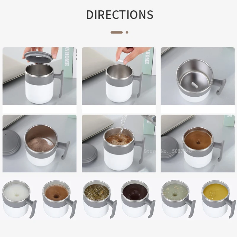 

Eworld New Intelligent Automatic Magnetic Stirring Cup Is Not Charged, Creative Coffee Cup Is Not Charging, Portable Cooling Cup