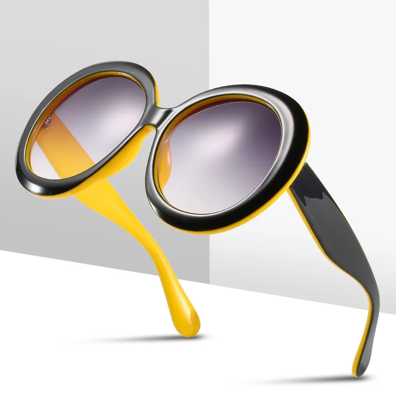 Солнцезащитные очки женские круглые мужские солнцезащитные в оправе со