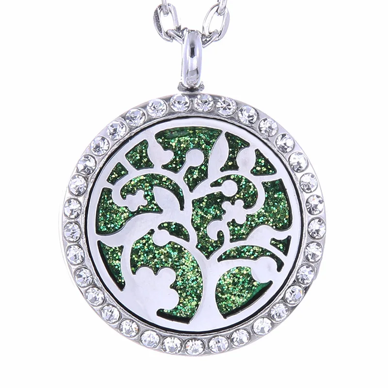 New Diffuser Necklace perfume open lockets Essential Oils Aroma Pendant Aromatherapy Necklaces with 10 pads | Украшения и