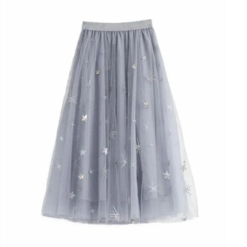 Юбки для девочек Сезон весна осень Детская многослойная юбка пачка Бальное