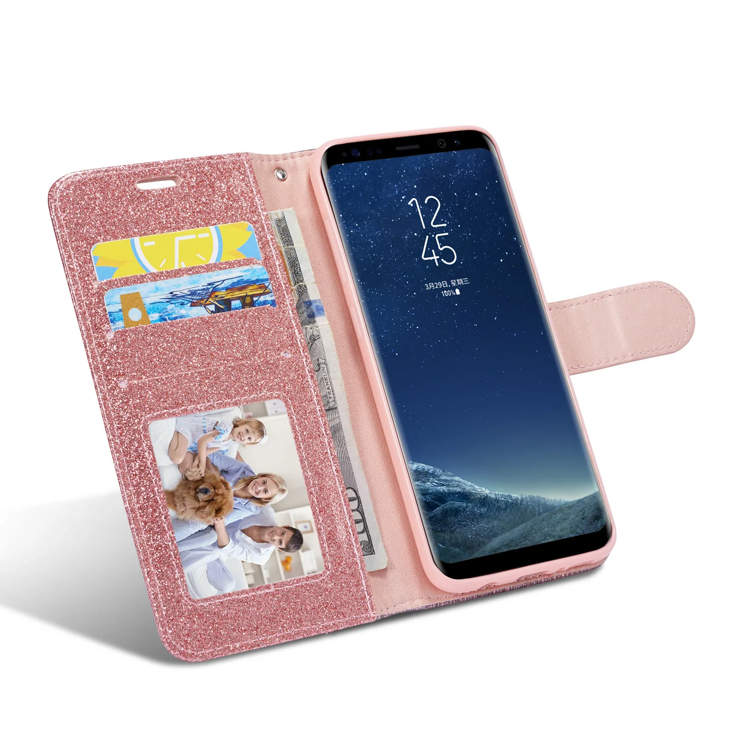Диаманта Bling Флип Чехол Для samsung Galaxy S10 S10E S9 S8 плюс S7 край S10Plus S9Plus кожаный бумажник-книжка блестящий чехол Чехол