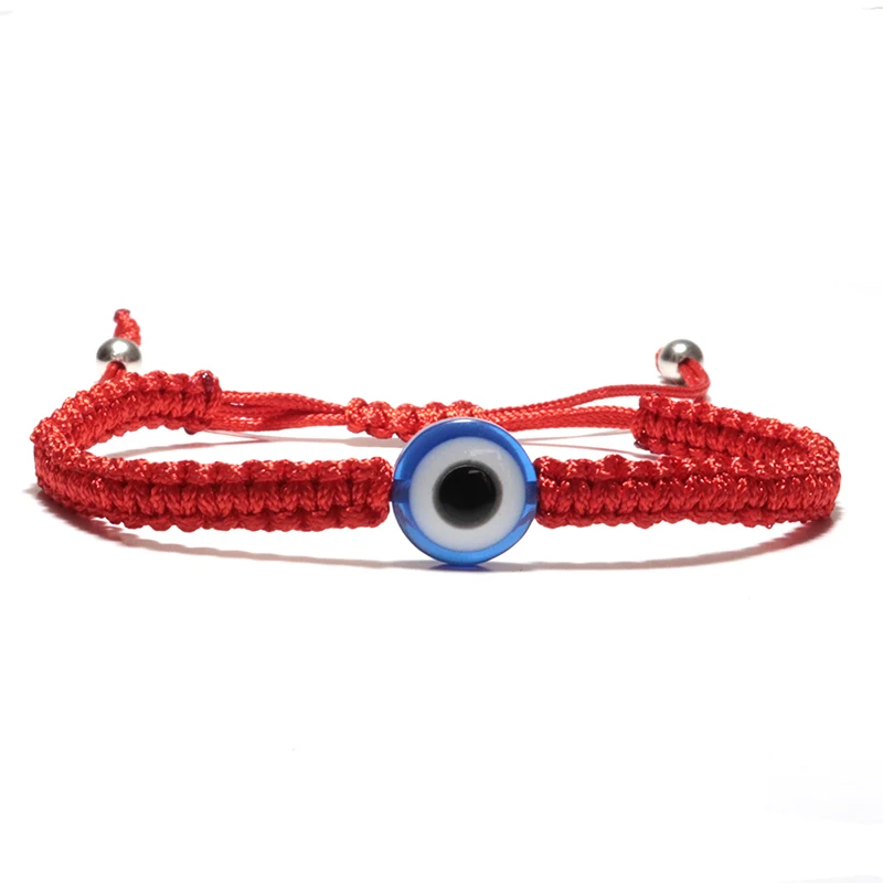 Noter 2 шт. браслет ручной работы Плетеный Красный Braslet натуральный обсидиан Braclet Камень Сглаза бразильские Парные браслеты Joyas