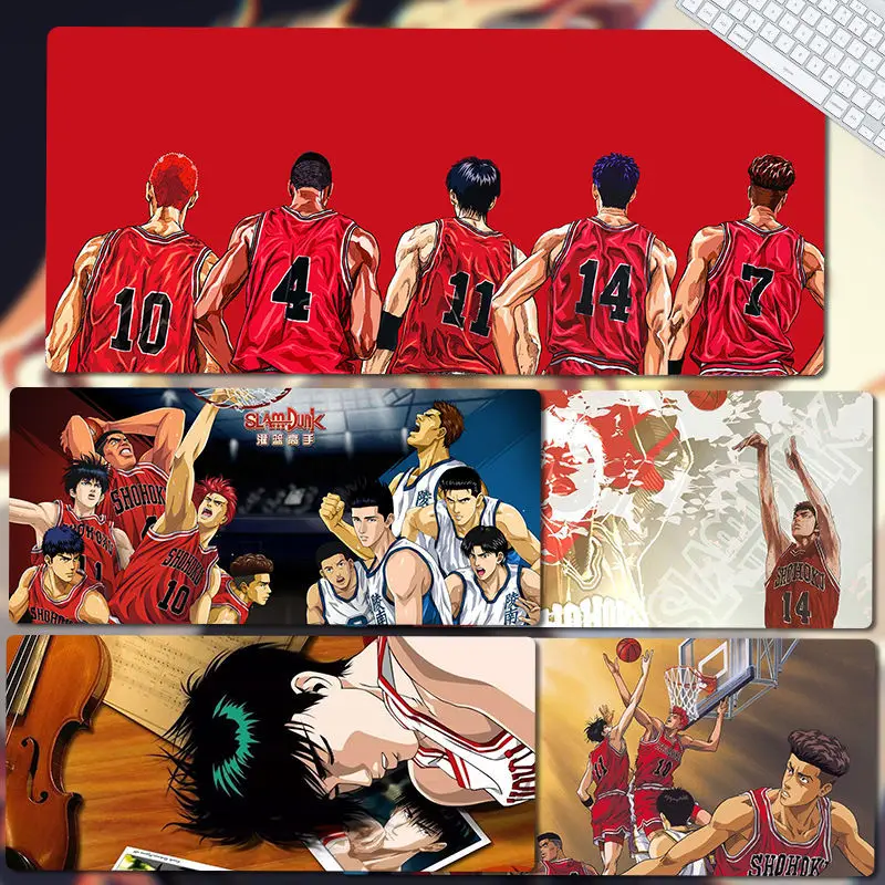 

Коврик для мыши SLAM DUNK с героями мультфильмов, аниме игровые коврики для клавиатуры, школьные и офисные принадлежности, ханамичи, каэд-рукава