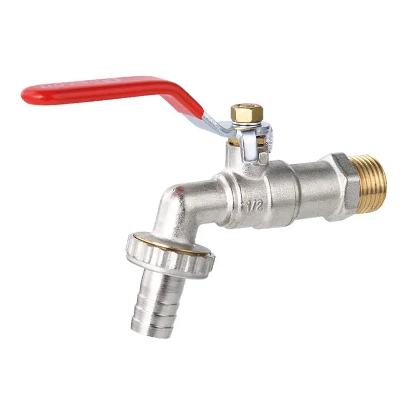 

1/2'' or 3/4'' Brass Single Cold Washing Machine Water Tap Replacement Water Flow Control Faucet Water Tank Pipe Connector