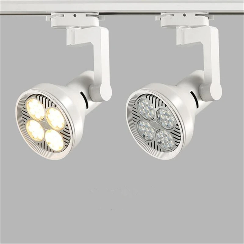 1 шт. 35 Вт супер яркий светодиодный трек прожектор двухпроводный COB место на