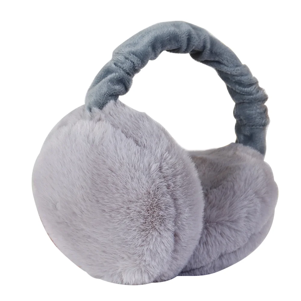 

Women Adjustable Headband Foldable Protector Ear Warmer Full Surround Earlap Earmuffs Winter Faux Fur