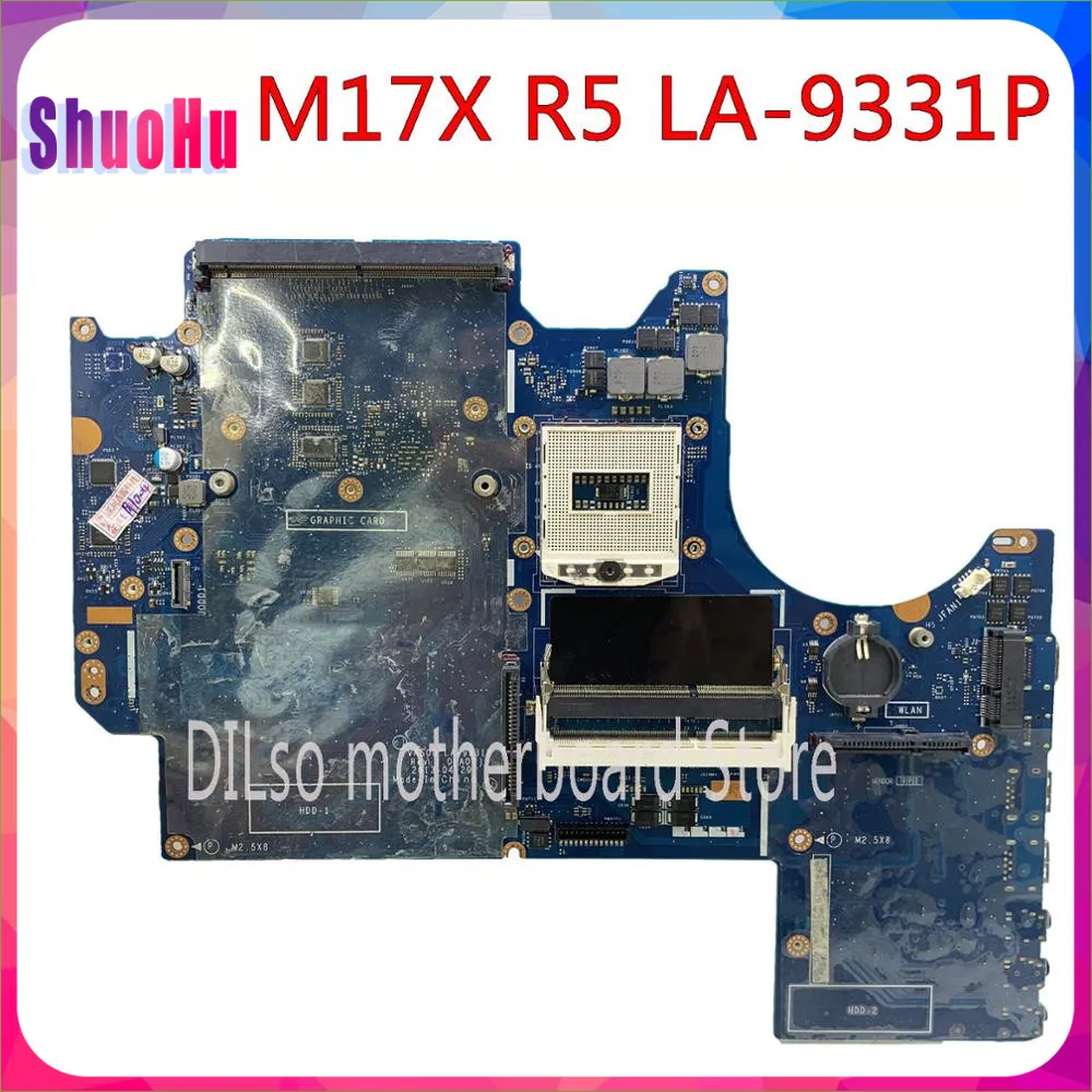 

KEFU VAS00 LA-9331P Motherboard For DELL Alienware M17X R5 PC Laptop Mainboard CN-041W46 041W46 CN-05RW0M 05RW0M Original Test