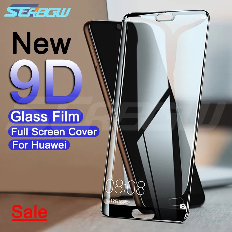 9D полное покрытие защитное стекло на huawei P20 Pro P10 P9 Lite Plus P Smart Закаленное стекло Защитная пленка чехол
