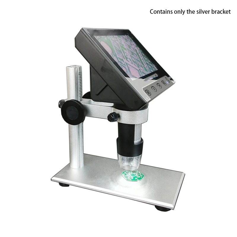 1pcs new aluminium alloy stand bracket holder microscope bracket portable usb digital electronic table microscopes free global shipping