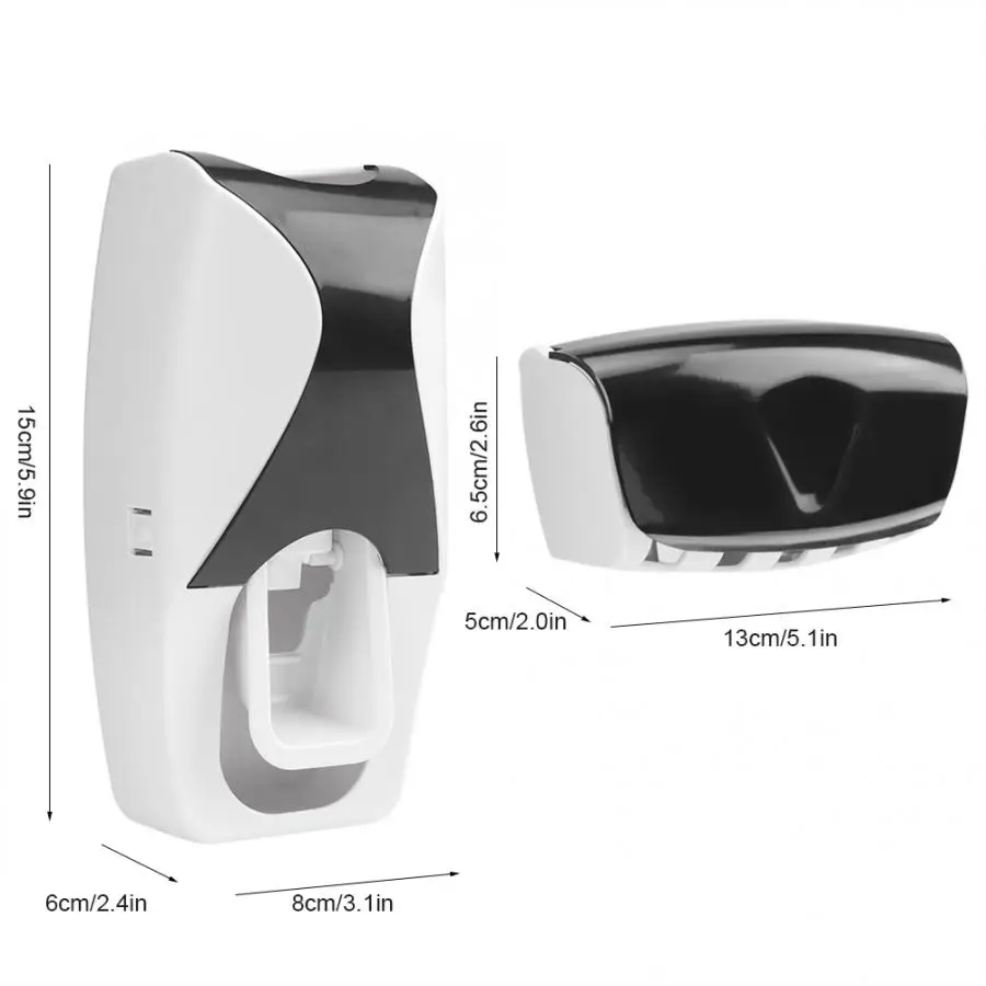 Настенный Автоматический Дозатор зубной пасты выжималка держатель для щетки 5
