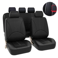 universal pu leather car seat covers set car styling full set interior accessories auto protect covers car seat protector