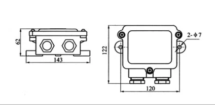 

Marine Junction Box 1N-PB One-Piece Terminal Block 20A250V Nylon Watertight Junction Box Genuine Product