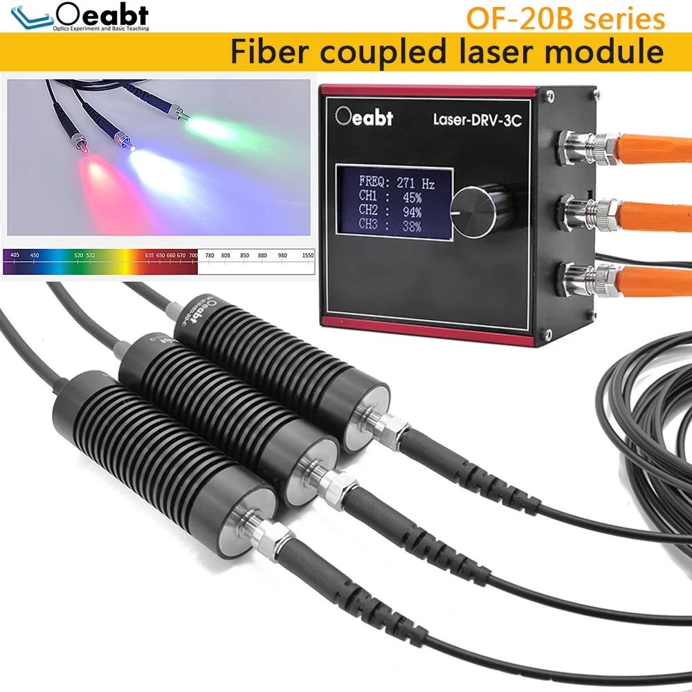 

OF-20B series fiber laser module fiber laser coupled with SMA interface core 5/10/20/30mW