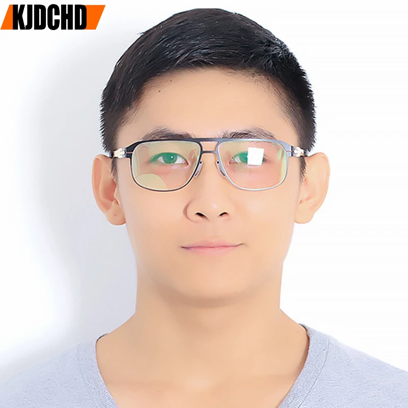 Очки KJDCHD мужские уникальный дизайн без винтов брендовая оправа оптические по
