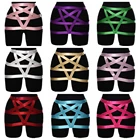 Регулируемая Юбка со звездами, Сексуальная Ажурная Клубная одежда, Готическая комбинированная подвязка для тела