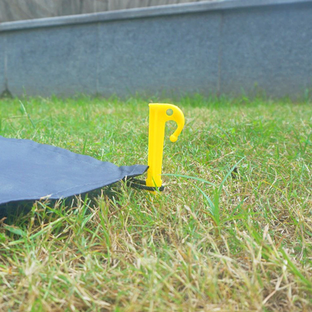 12 шт. инструменты для кемпинга Пластик колышки палатки прочных ногтей песка