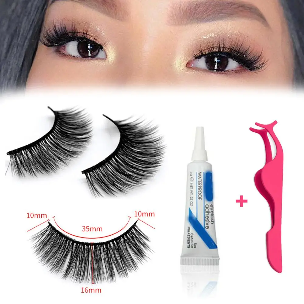 Искусственные 3d норковые ресницы искусственные натуральные длинные для